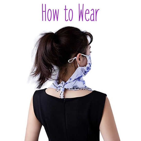 Acid Wash Scarf Mask GREY GRAY - Picture 11 of 11